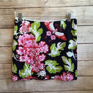 C K BRADLEY NEW YORK FLORAL SKIRT